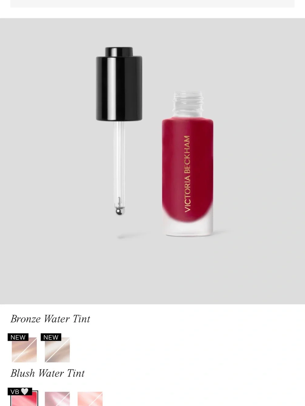 Victoria Beckham Water Blush & Velvet Pouch
